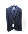Armani Collezioni Long Sleeved Suit Jacket In Black