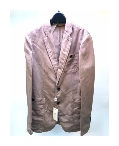 Armani Collezioni Long Sleeved Suit Jacket In Multicolor