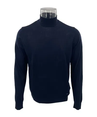 Armani Collezioni Long-sleeved Sweater In Black