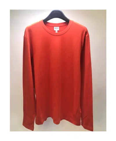 Armani Collezioni Long Sleeved T-shirt In Red