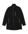 Armani Collezioni Loose Version Logo Casual Jacket In Black