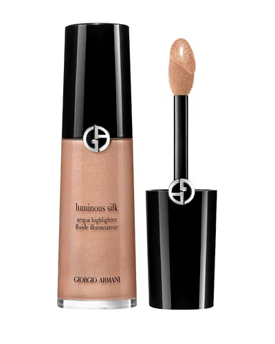 Armani Collezioni Luminous Silk Acqua Highlighter In Brown