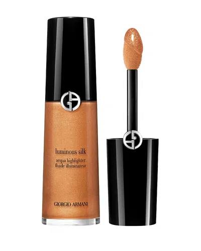 Armani Collezioni Luminous Silk Acqua Highlighter In Brown