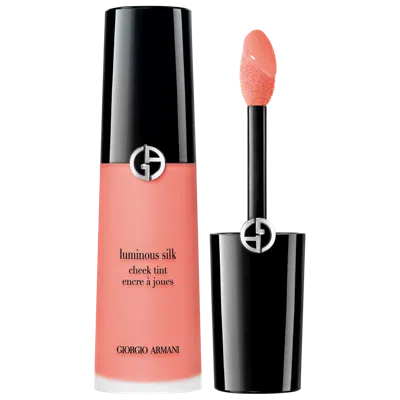 Armani Collezioni Luminous Silk Liquid Blush Cheek Tint In 50.5 Rosy Peach