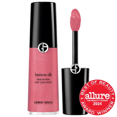 ARMANI COLLEZIONI LUMINOUS SILK CHEEK TINT BLUSH 62S MAGNETIC MAUVE 0.4 OZ/12 ML