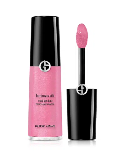 Armani Collezioni Luminous Silk Liquid Blush Cheek Tint In 53s Cosmic Pink