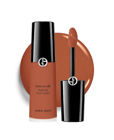 Armani Collezioni Luminous Silk Liquid Blush Cheek Tint In Brown