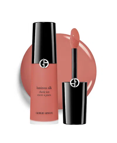 Armani Collezioni Luminous Silk Liquid Blush Cheek Tint In Brown