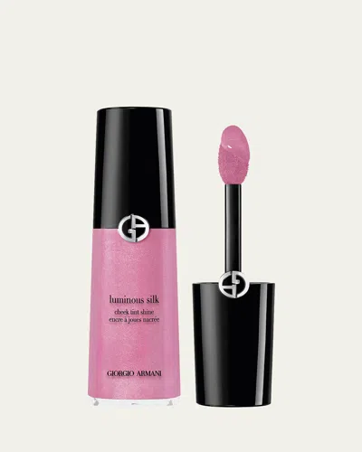 Armani Collezioni Luminous Silk Liquid Blush Cheek Tint In Pink