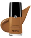 Armani Collezioni Luminous Silk Natural Glow 24-hour Wear Blurring Liquid Foundation, 1.0 Oz. In Brown