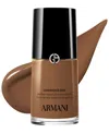 Armani Collezioni Luminous Silk Natural Glow 24-hour Wear Blurring Liquid Foundation, 1.0 Oz. In Brown
