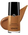 Armani Collezioni Luminous Silk Natural Glow 24-hour Wear Blurring Liquid Foundation, 1.0 Oz. In Brown
