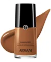 Armani Collezioni Luminous Silk Natural Glow 24-hour Wear Blurring Liquid Foundation, 1.0 Oz. In Brown