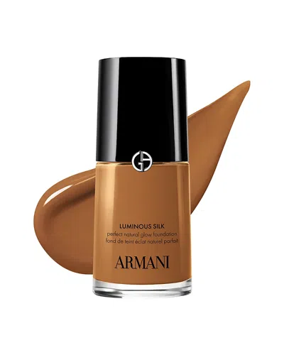 Armani Collezioni Luminous Silk Natural Glow Blurring Foundation With 24 Hour Wear Foundation 1 Oz. In Transparent