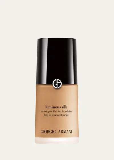 Armani Collezioni Luminous Silk Perfect Glow Flawless Oil-free Foundation In 7.5 Tan/peach