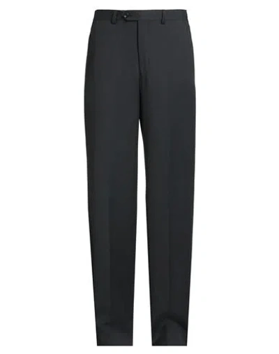 Armani Collezioni Man Pants Charcoal Size 28 Virgin Wool In Gray