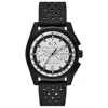Armani Collezioni Men's Classic Grey Dial Watch In Black