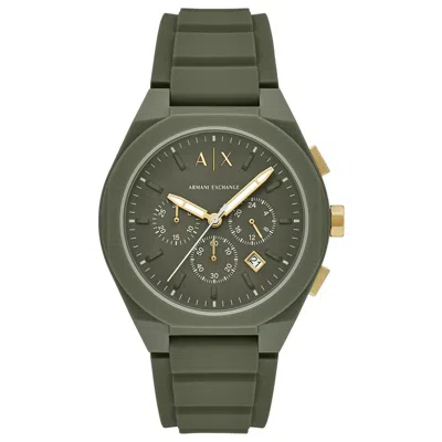 Armani Collezioni Men's Exchange Green Dial Watch