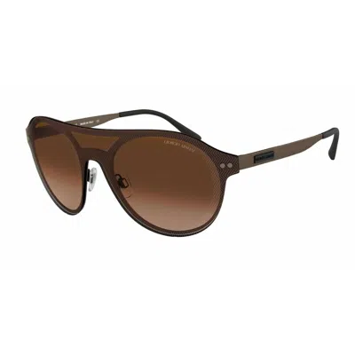 Armani Collezioni Men's Sunglasses Armani Ar6078-300613  46 Mm Gbby2 In Brown