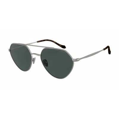 Armani Collezioni Men's Sunglasses Armani Ar6111-300387  56 Mm Gbby2 In Black