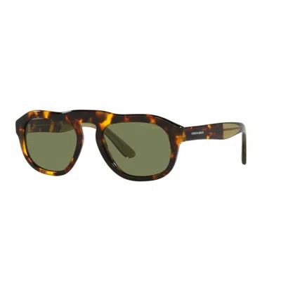 Armani Collezioni Men's Sunglasses Armani Ar8173-50922a  52 Mm Gbby2 In Green