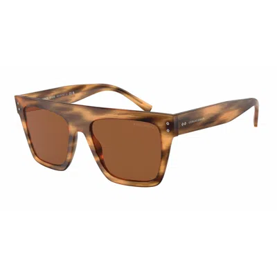 Armani Collezioni Men's Sunglasses Armani Ar8177-592173  52 Mm Gbby2 In Brown