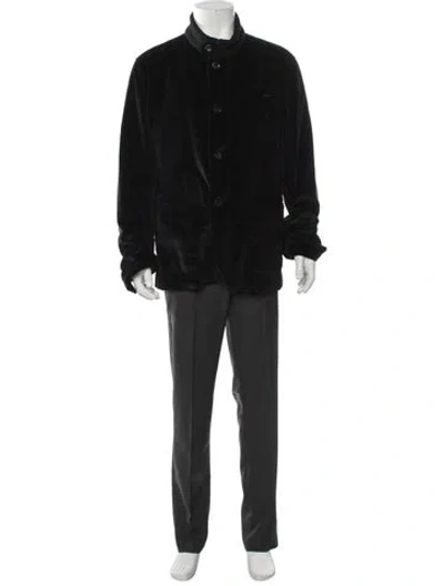 Pre-owned Armani Collezioni Parka In Black