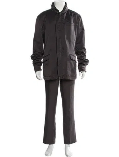 Pre-owned Armani Collezioni Parka In Gray