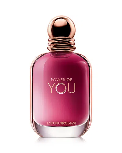 Armani Collezioni Power Of You Eau De Parfum 1.7 Oz. In Transparent