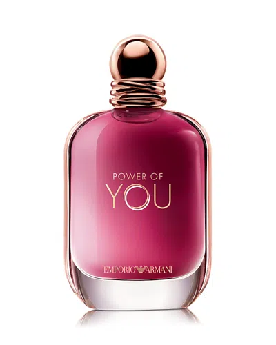 Armani Collezioni Power Of You Eau De Parfum 3 Oz. In Transparent