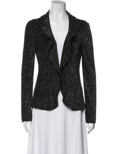 Pre-owned Armani Collezioni Printed Blazer In Multi