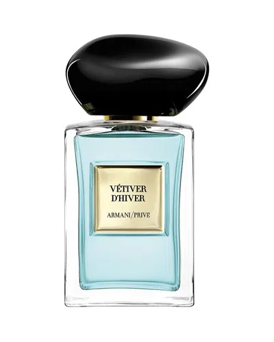 Armani Collezioni /prive Vetiver D'hiver Eau De Toilette 3.4 Oz.