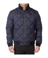Armani Collezioni Quilted High-neck Down Jacket In Black
