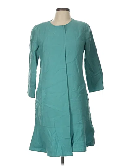 Pre-owned Armani Collezioni Raincoat In Teal