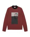 Armani Collezioni Round-neck Sweater In Red