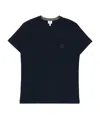 Armani Collezioni T-shirt With Round Neck And Short Sleeves In Black