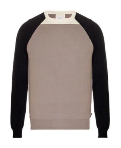 Armani Collezioni Round-necked Sweater In Nude