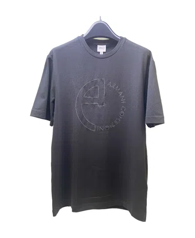 Armani Collezioni Round-necked T-shirt In Black