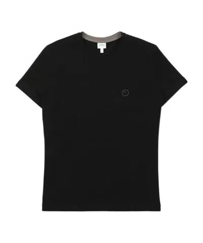 Armani Collezioni Round-necked T-shirt In Black