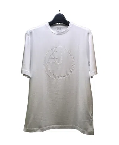 Armani Collezioni Round-necked T-shirt In Gray