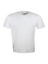 ARMANI COLLEZIONI SHORT-SLEEVED CREW-NECK T-SHIRT WITH THREE-DIMENSIONAL LOGO ON THE CHEST