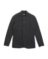 Armani Collezioni Single-breasted Casual Jacket In Black