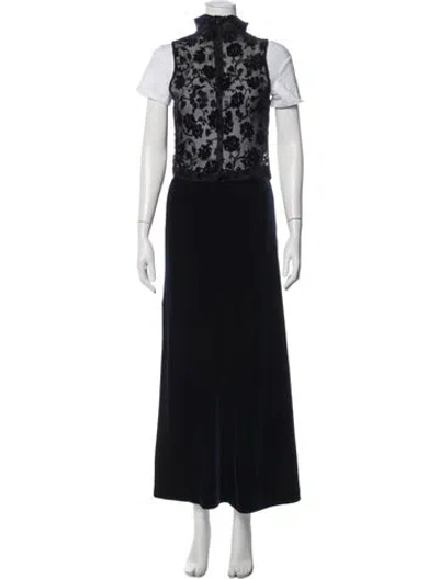 Pre-owned Armani Collezioni Skirt Set In Blue