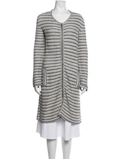 Pre-owned Armani Collezioni Striped Coat