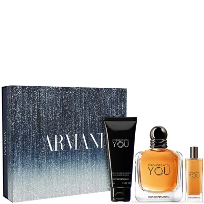 Armani Collezioni Stronger With You Eau De Toilette 100ml Gift Set (worth £104)