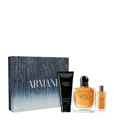 Armani Collezioni Stronger With You Eau De Toilette Fragrance Gift Set