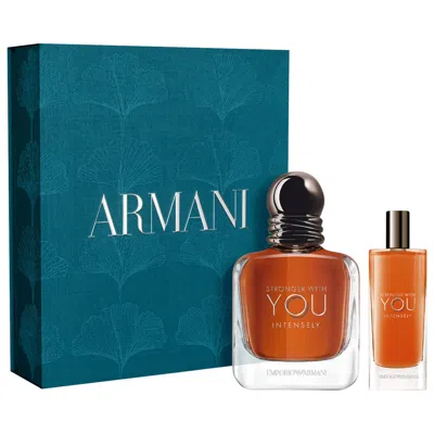 Armani Collezioni Stronger With You Intensely Cologne Set