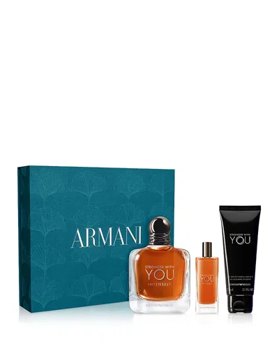 Armani Collezioni Stronger With You Intensely Eau De Parfum Gift Set