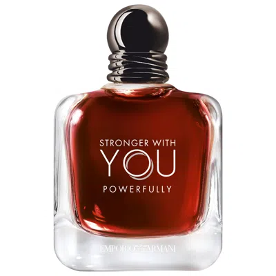 Armani Collezioni Stronger With You Powerfully Eau De Parfum With Mandarin And Cherry Accord 3.3 Fl. Oz/100 ml