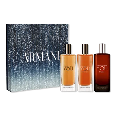 Armani Collezioni Stronger With You Trio Holiday 3-piece Gift Set In Multi